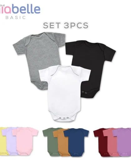 Miabelle Basic Bodysuit - Jumper Bayi