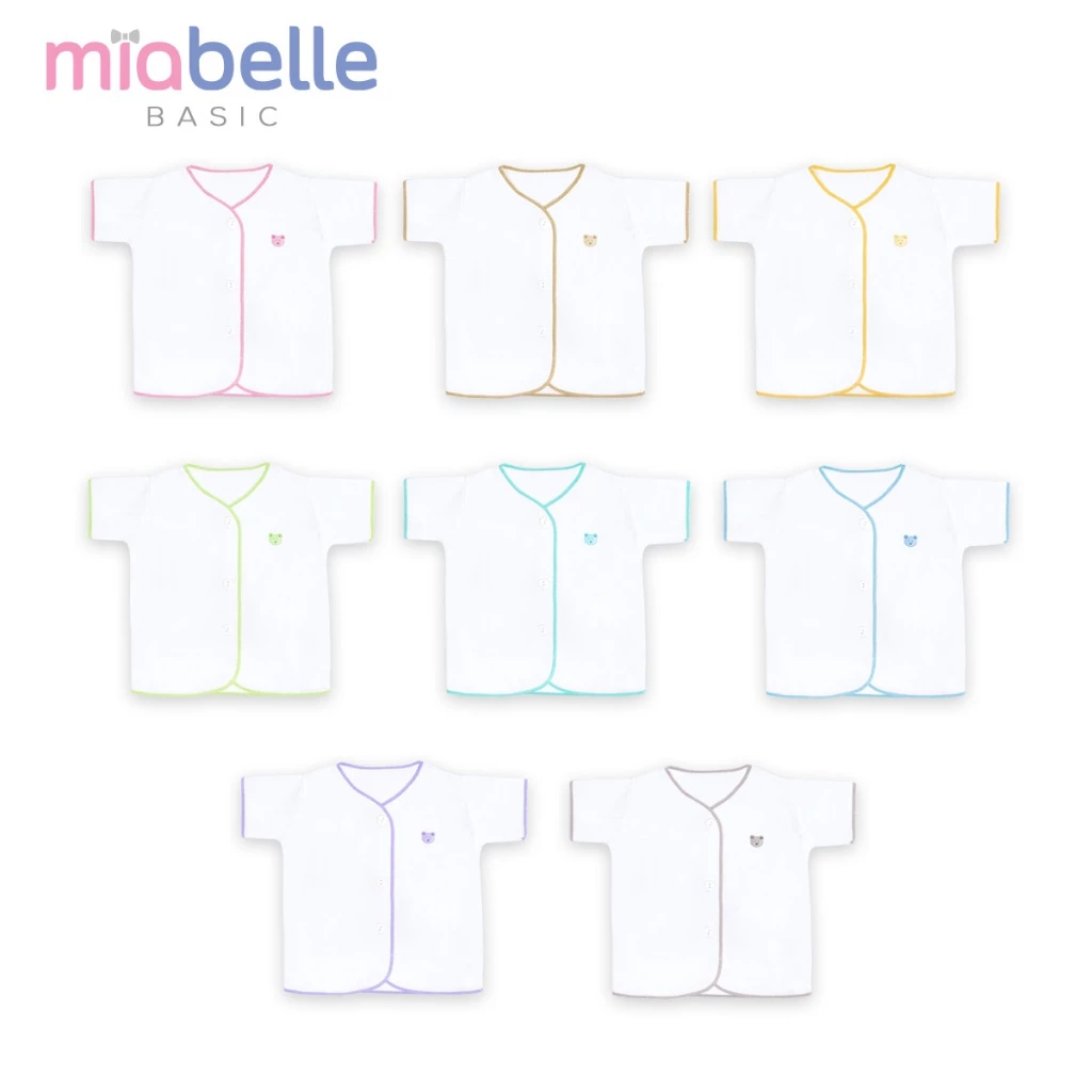 Miabelle Basic Baju Pendek Bayi Newborn - Image 3