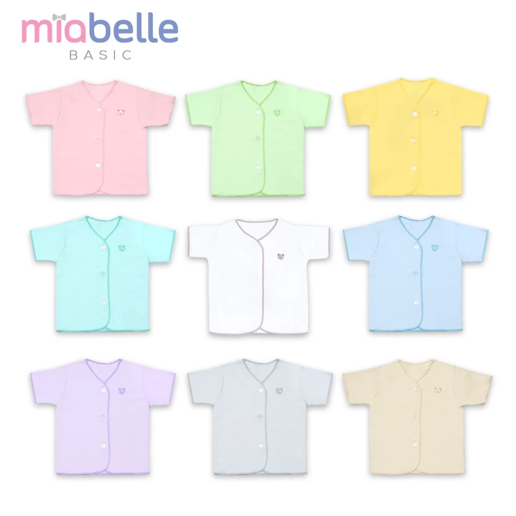 Miabelle Basic Baju Pendek Bayi Newborn
