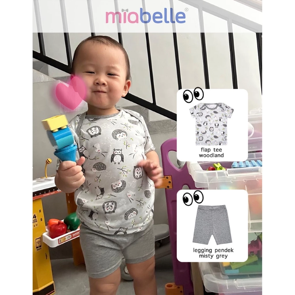 Miabelle Basic Legging PENDEK - Celana Anak - Image 4